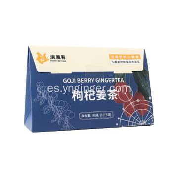 Té de jengibre y bayas de Goji